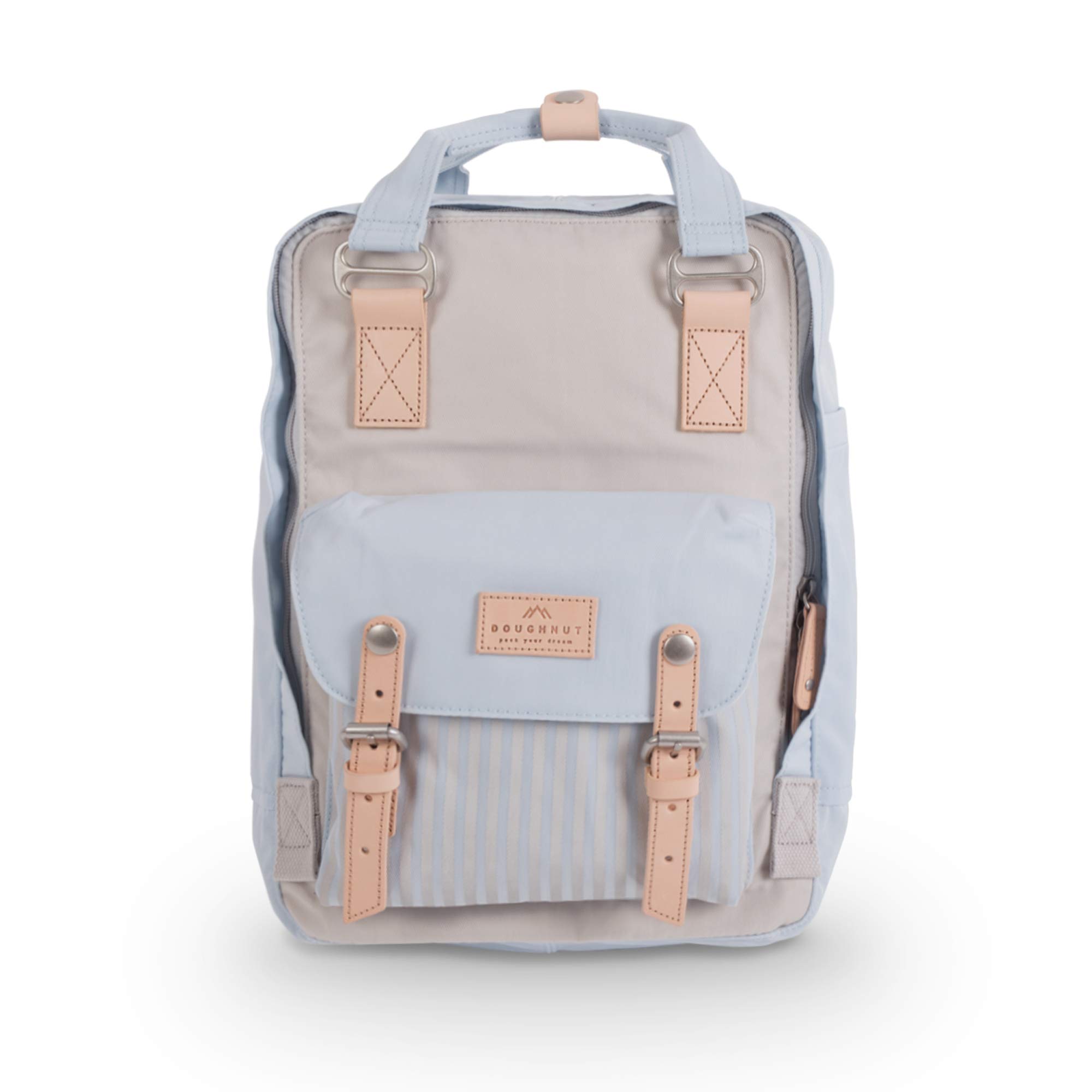 Doughnut Macaroon Backpack for Men and Women Lightweight School Bag Casual Daypack 16 Liters Basic Water Resistant Rucksack for Travel, Sports, Hiking with Pockets