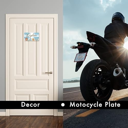 Miniatura 5 de Placa de matrícula negra en blanco de 4 x 7 pulgadas, perfecta para diseños de vinilo personalizados y proyectos de bricolaje y DTF, paquete de 3