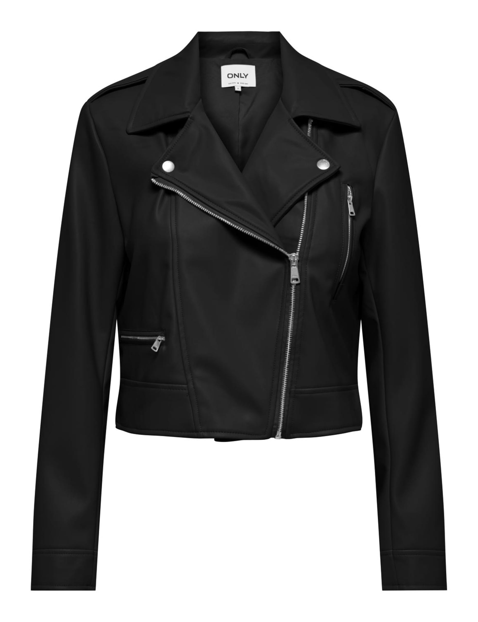 ONLY Carmakoma Damen Carcarmen Faux Leather Biker OTW Noos