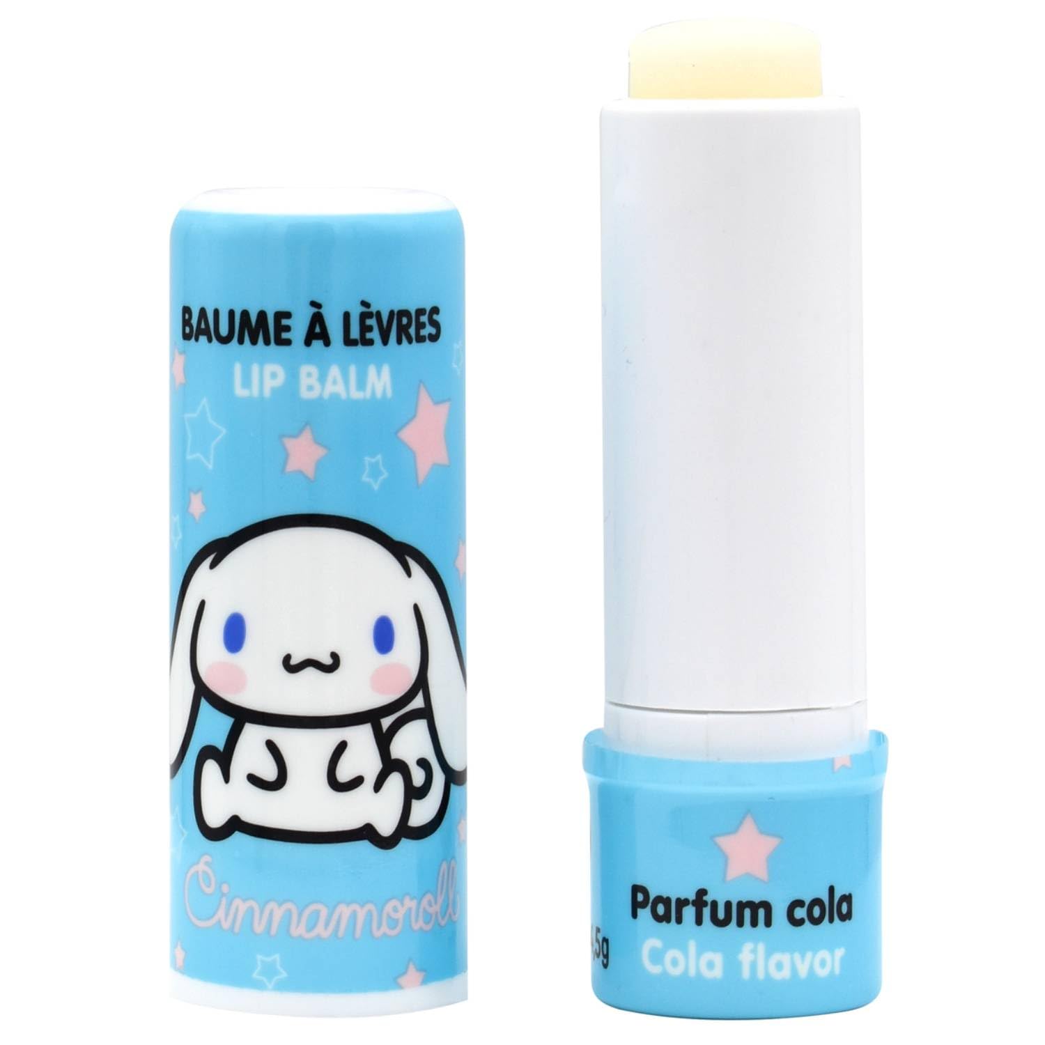 Hello Kitty Cinnamoroll Cola Flavour Lip Balm 4.5g – Moisturising & Hydrating for Kids & Adults | Natural, Vegan & Dermatologically Tested | Contains Castor Oil & Vitamin E for 24 Hour* Moisture