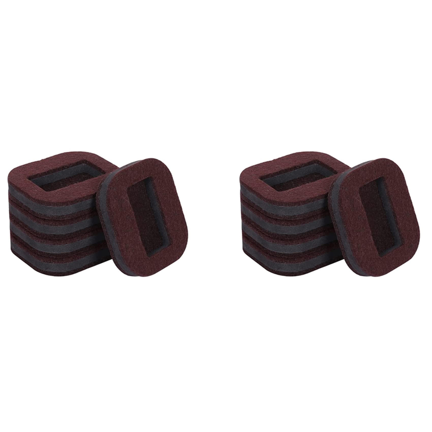 Jnchdghwa Brown 10Pcs Furniture Wheel Stopper Bed Stopper Caster Cup Suitable For All Kinds Of Furniture On Wheels (Brown)