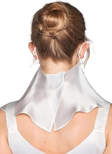 Miniatura 3 de Mascarilla facial de seda pura UPF 50+, transpirable, protección UV, máscara reutilizable para la cara deportiva (polainas para el cuello)