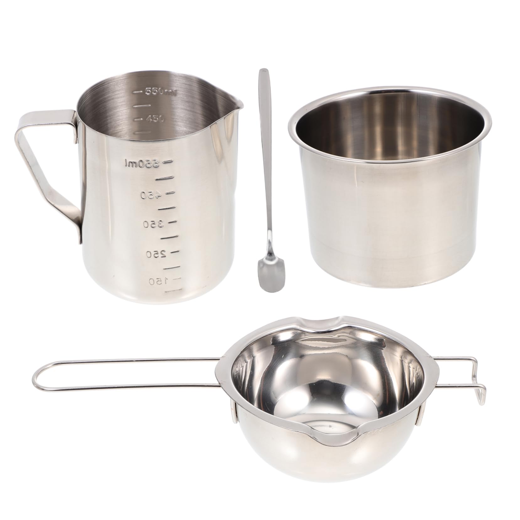 SEWOART Kit de Bougie DIY Accessoires Complets, Facile à Utiliser en Acier Inoxydable Fabriquer des Bougies Parfumées la Maison