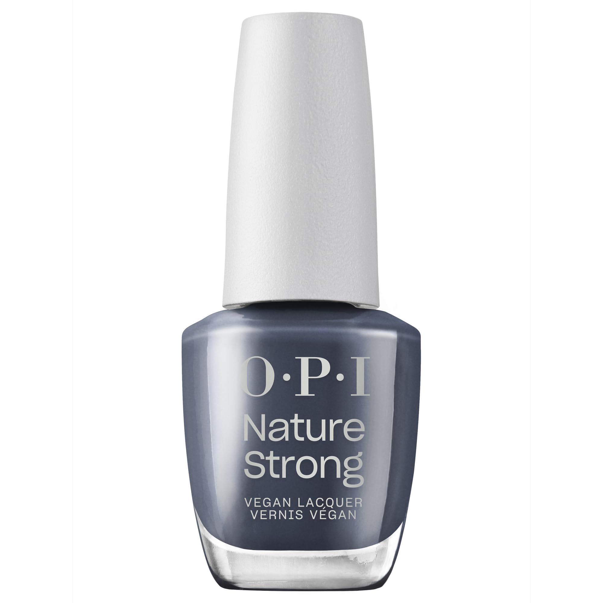 OPI Nature Strong Weiß- Grau- und Schwarztöne – langanhaltender Nagellack mit veganer, innovativer Formel mit natürlichen Inhaltsstoffen – für glänzende Nägel