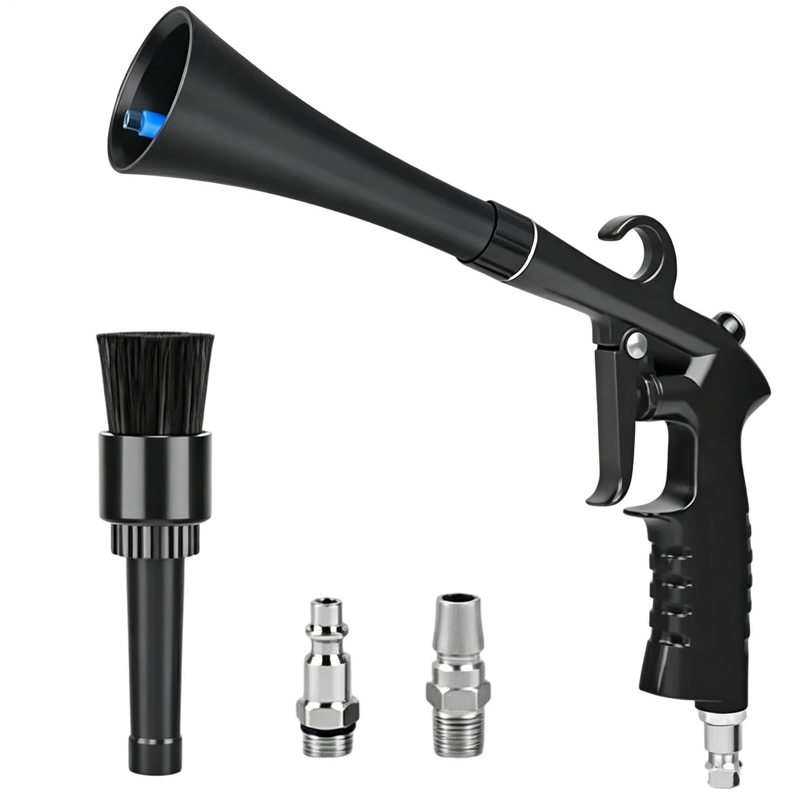 Souffleur d'air detailing auto portable avec brosse pour nettoyage voiture