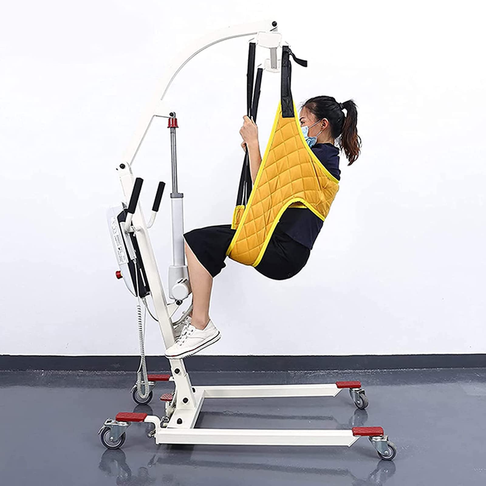 Arnés de elevación para Inodoro, Elevador de Paciente Arnés de elevación para Paciente de Cuerpo Completo con arnés para Inodoro, para discapacitados