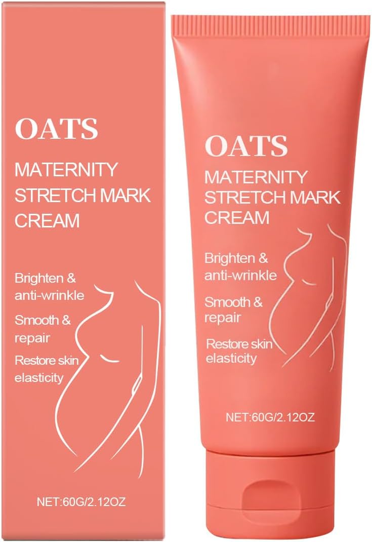 Maternity Stretch Mark Cream, 60g – Elastic Care & Soothing Formula for Abdomen, Thighs, Arms – Improves Skin Texture, Enhances Skin Elasticity, Promotes Even Sk-in Tone During and After Pregnancy Maternity Stretch Mark Cream, 60g – Elastic Care & Soothing Formula for Abdomen, Thighs, Arms – Improves Skin Texture, Enhances Skin Elasticity, Promotes Even Sk-in Tone During and After Pregnancy