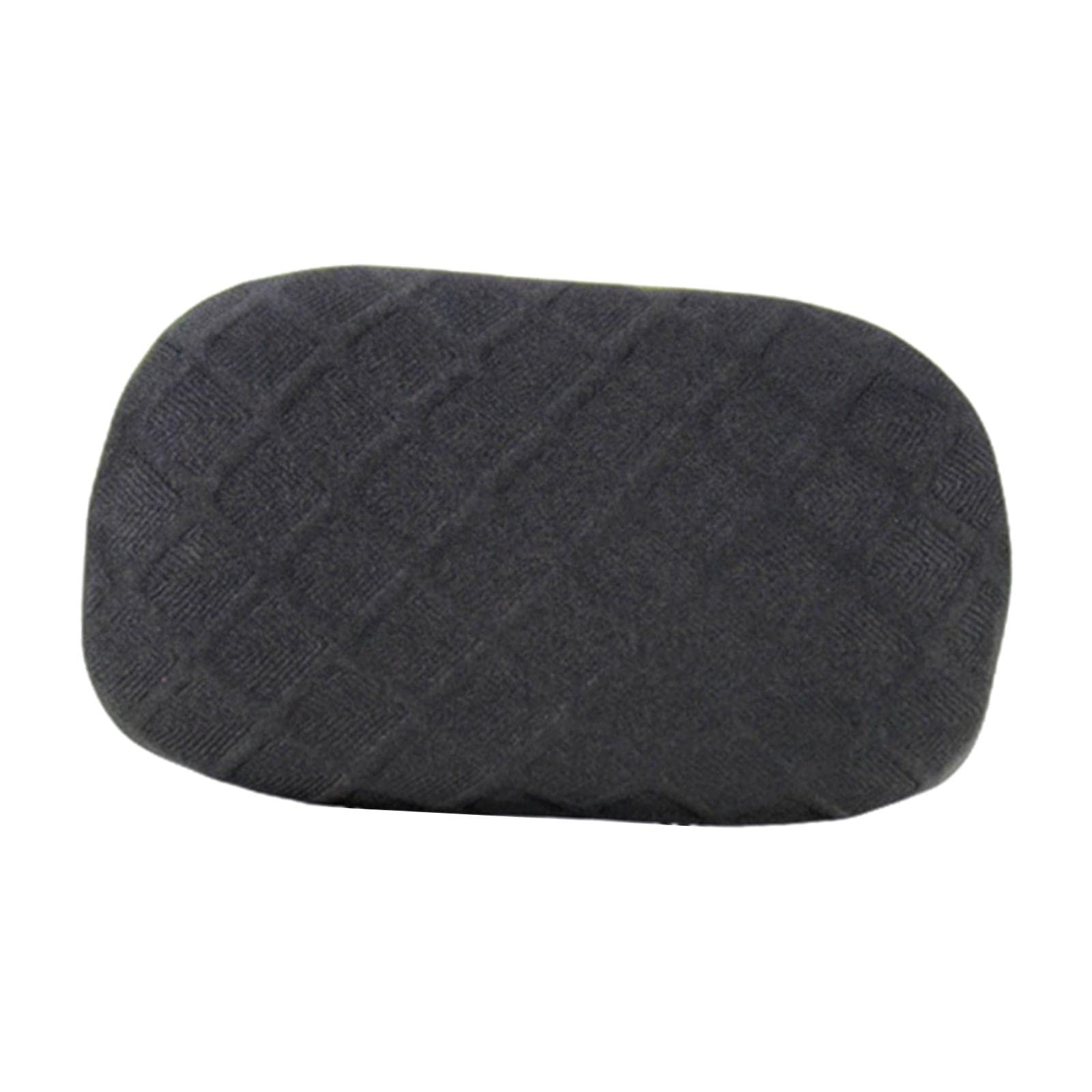 Milageto Office Chair Head Pillow Cover Swivel Chair Pillow Slipcover Armrest Chair Headrest Cover, Elastic and Stretch, Removable, Washable, Black