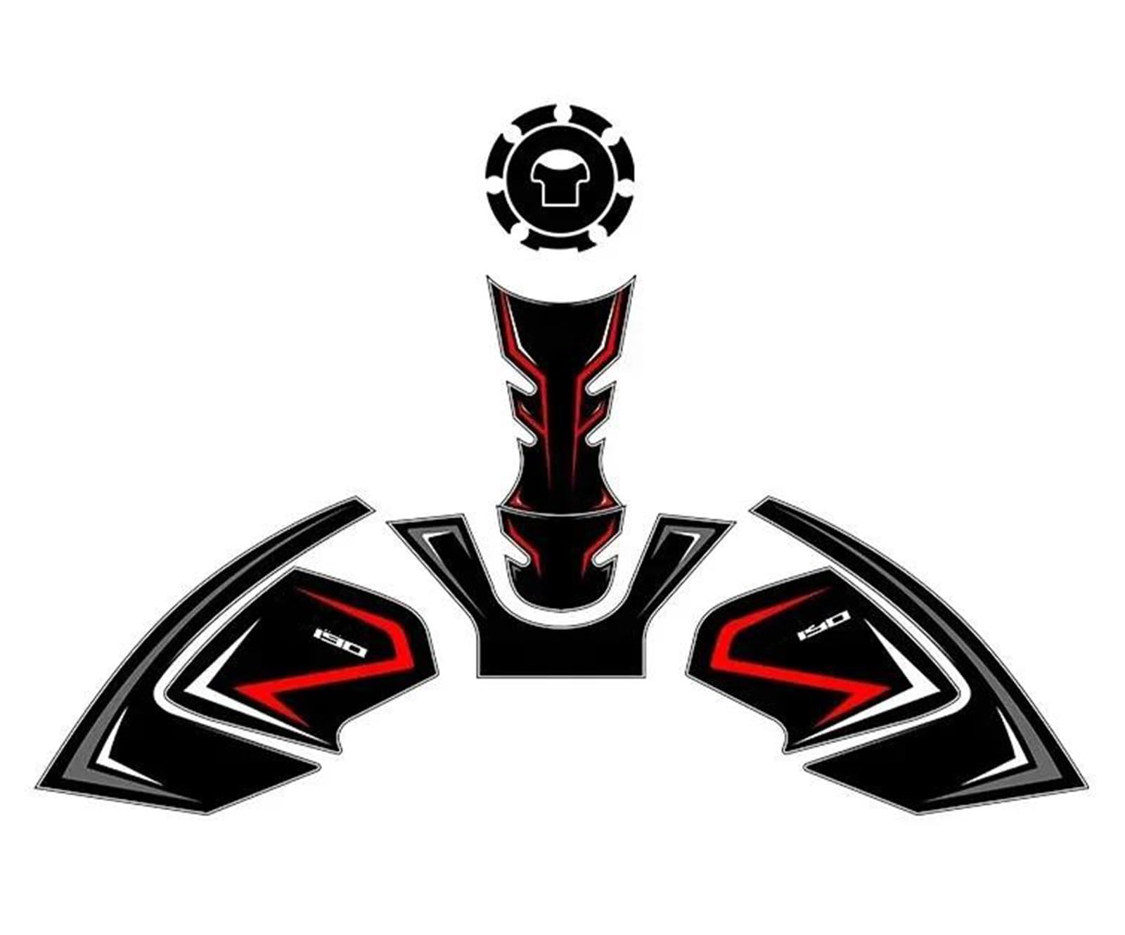 Sticker Motorcycle Accessories Fuel Tank Cap Cover Pad Sticker Protector Protective Decal for CB190R CB 190R 2023