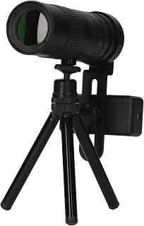 lifcasual 10X-300X Telescópio Monocular Telescópio Compacto Multi-revestido BAK4 Prisma Monóculos com Suporte de Telefone Tripé Saco de Transporte Corda Pano Limpo para Jogos de Concerto de Bola Observação de Pássaros Caminhadas