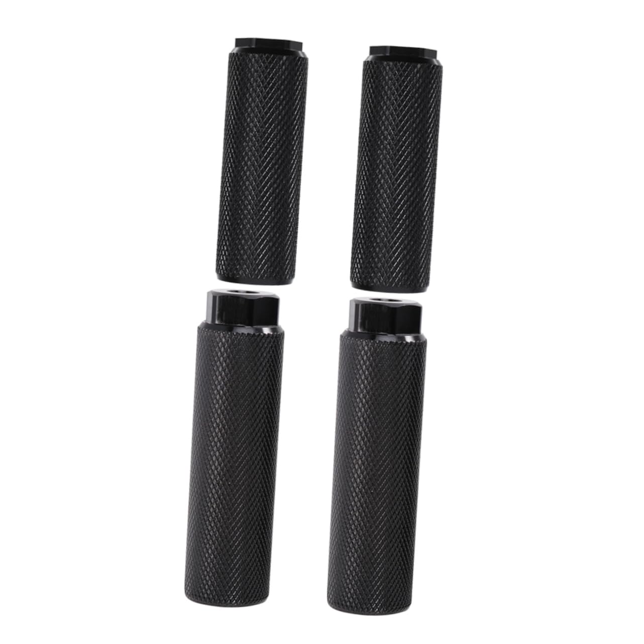 balacoo Folding Bike Rear Pedals Aluminum Alloy Bike Supply Portable Foot Pegs Sturdy Comfortable for Riding