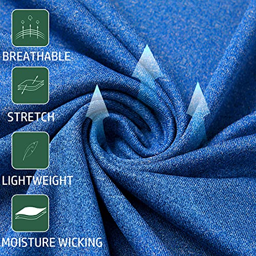 CARWORNIC Men's Sports tops 1/4 Zip Long Sleeve Gym Running T-Shirts Quick-Dry Golf Tops Outdoor Fishing Hiking Polo Shirts Lightweight Pullover Tops Breathable Spring Workout Athletic Shirts - Image 4