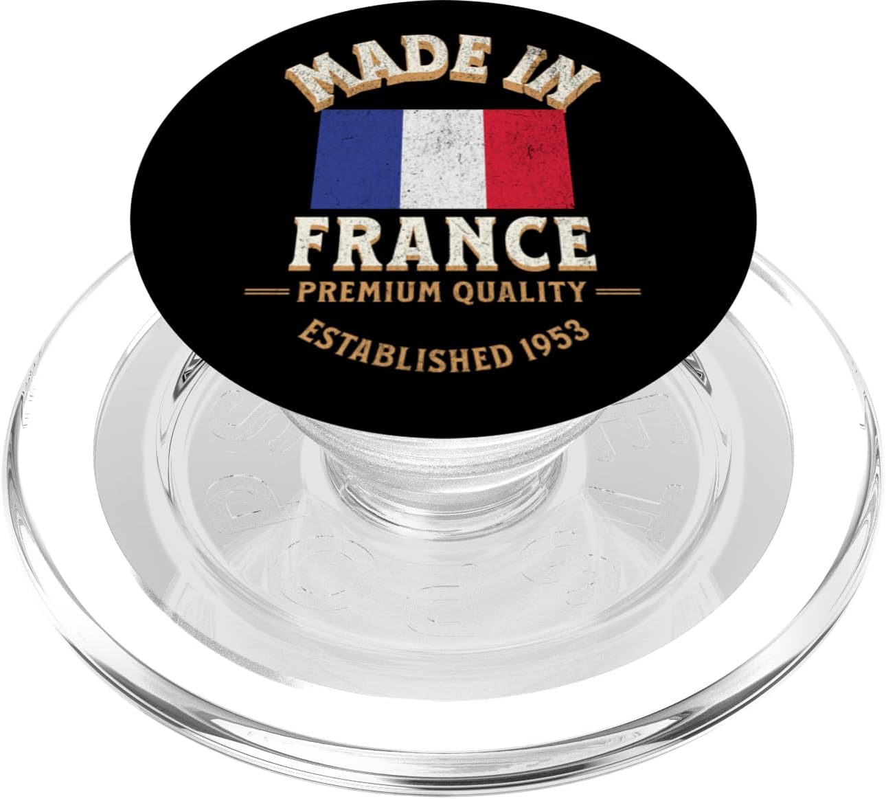 Made In France 1953 Premium Quality French Flag PopSockets MagSafe PopGrip for iPhone