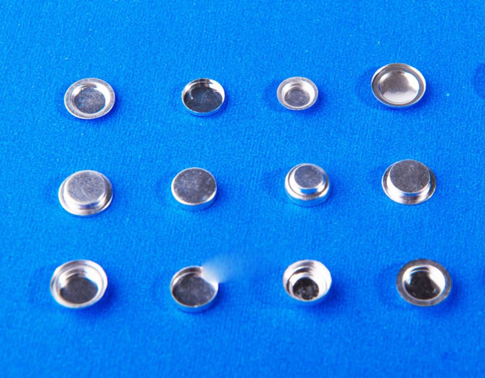 10 Pcs Aluminum Crucible/DSC Thermal Analysis Sample Dish/Thermal Analysis/TG/Differential Heat/Resistance/Sample Dish, Micro Aluminum Crucible (DSC60 Solid - 5.8 * 1.5mm)