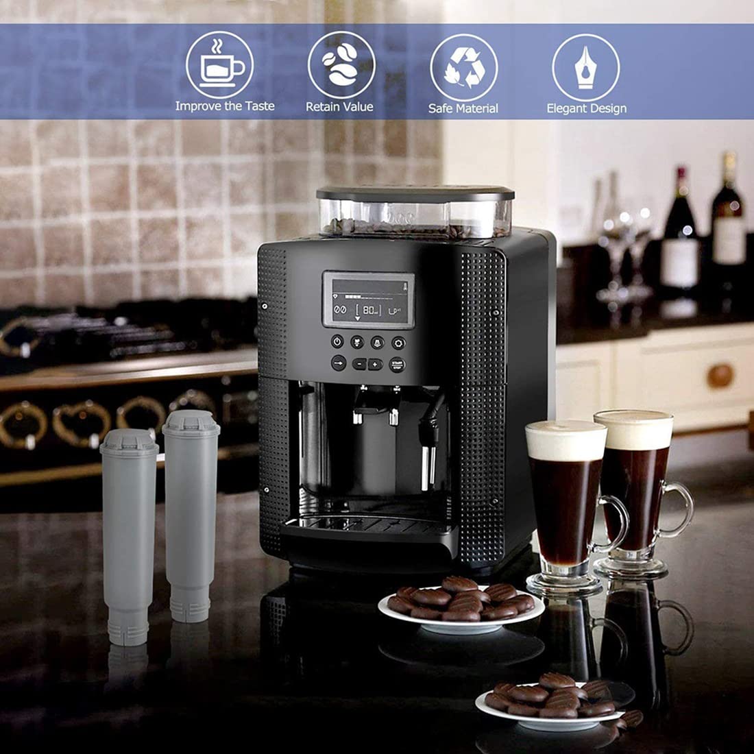 12 filtrów wody do ekspresu do espresso do systemu filtrów wodnych F088