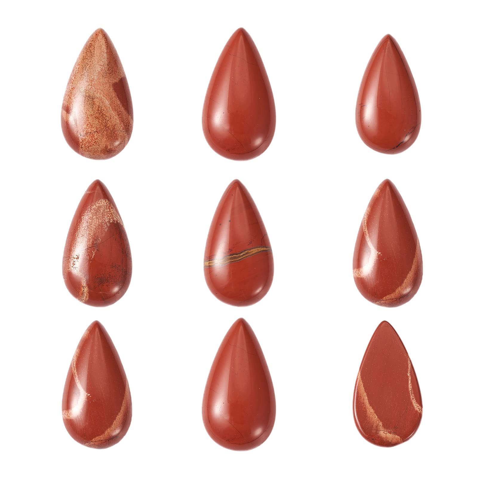 Natural Red Agate Cabochons