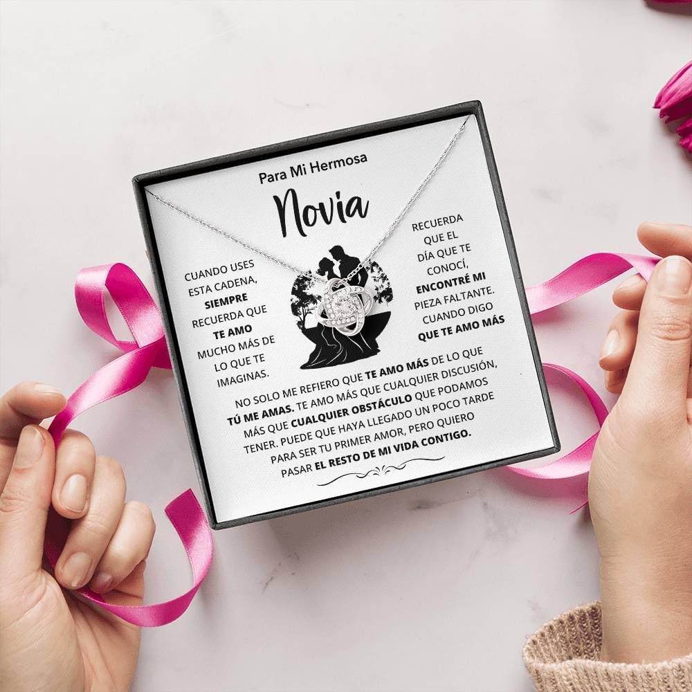 Regalos Para Novia, Para El Amor De Mi Vida, Regalos Para Mi Novia Cumpleaños, Regalo Para Mi Novia 14 De Febrero, Detalles Para Novia, Cadenas De Acero Inoxidable Para Mujer - Image 4