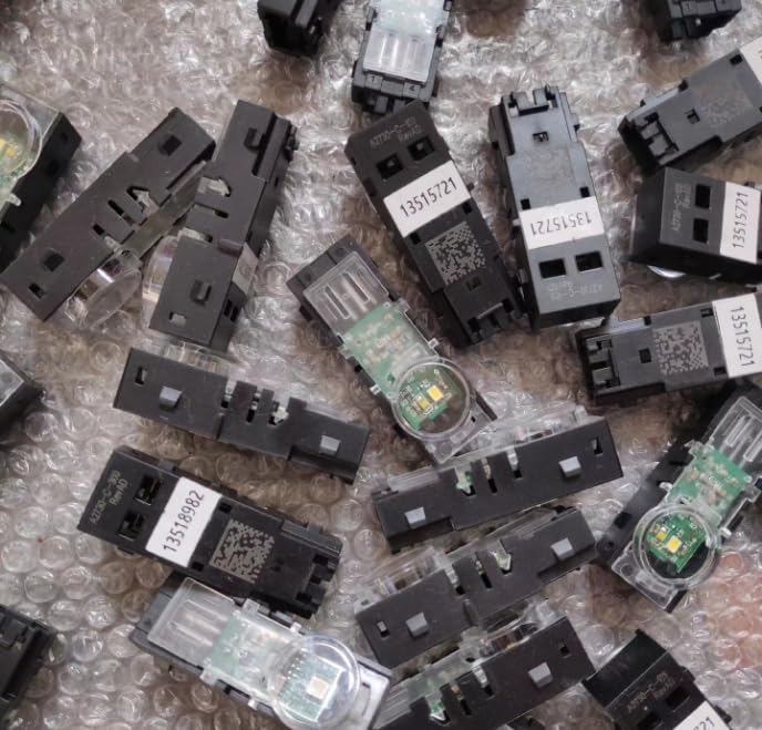 RUICI LUCKY 2pcs/set LED Car Interior Light Footwell Light LED Chip For Cadillac CT5 CT4 13519102 (Red)