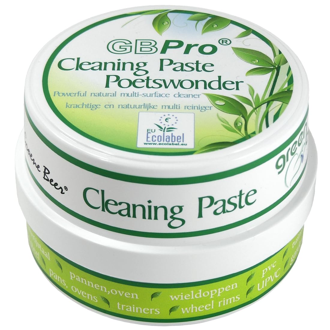 GBProEco Natural Powerful Multi-surface Cleaning Paste/Soapstone - 300gm (Biodegradable) with ECOLABEL accreditationEU EcolabelEU Ecolabel