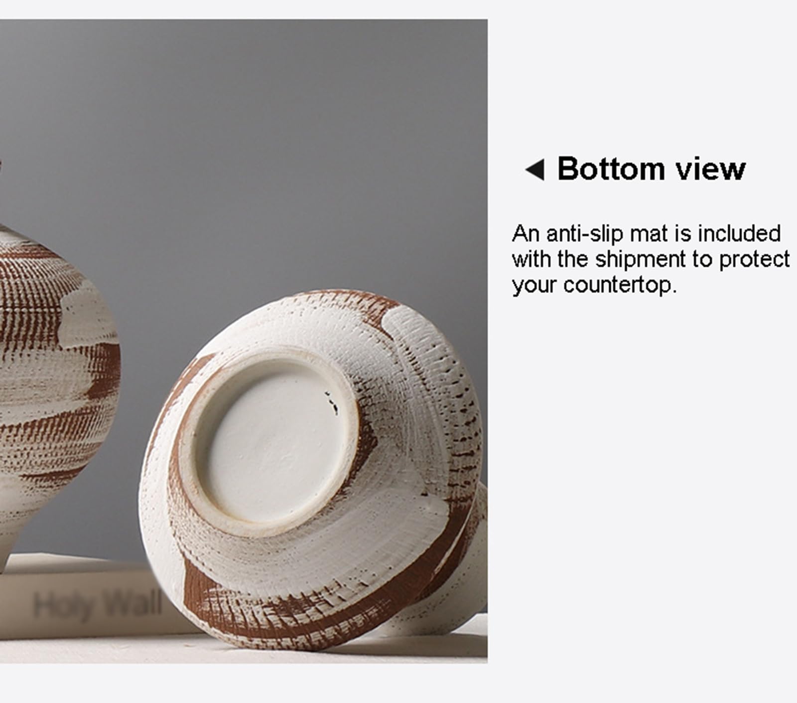 Wazon ceramiczny do wystroju domu, rustykalny, rustykalny, dekoracyjny, ceramiczny, terakotowy, na stół, do salonu, łazienki, na półkę, do kominka,E