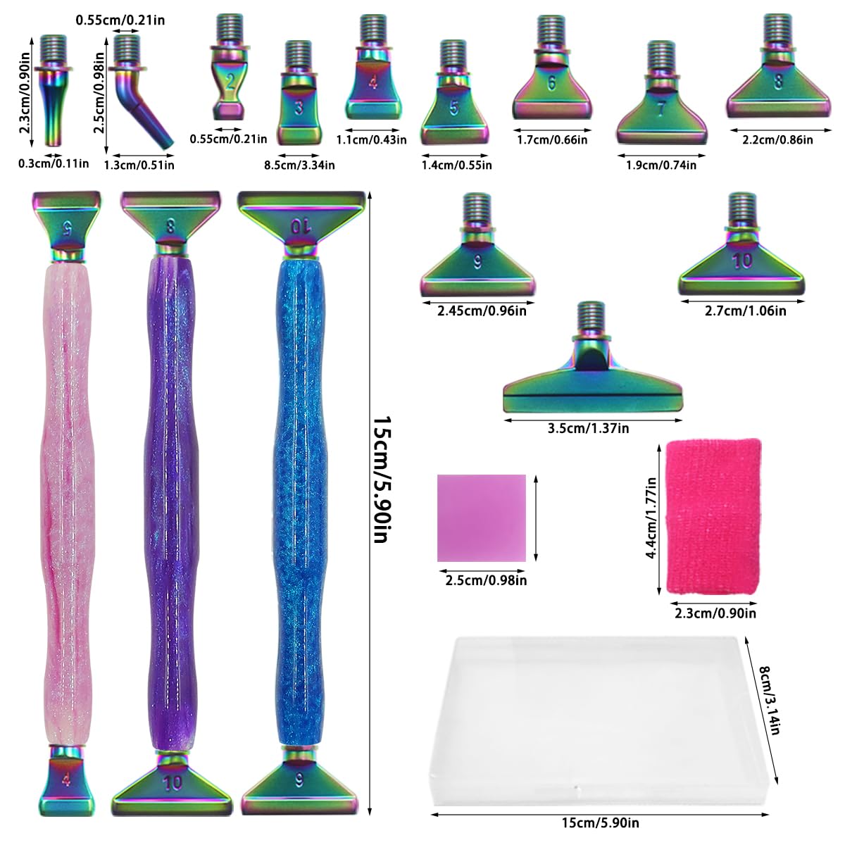 SENHAI 24 pcs Diamond Art Pens Kits - Image 3