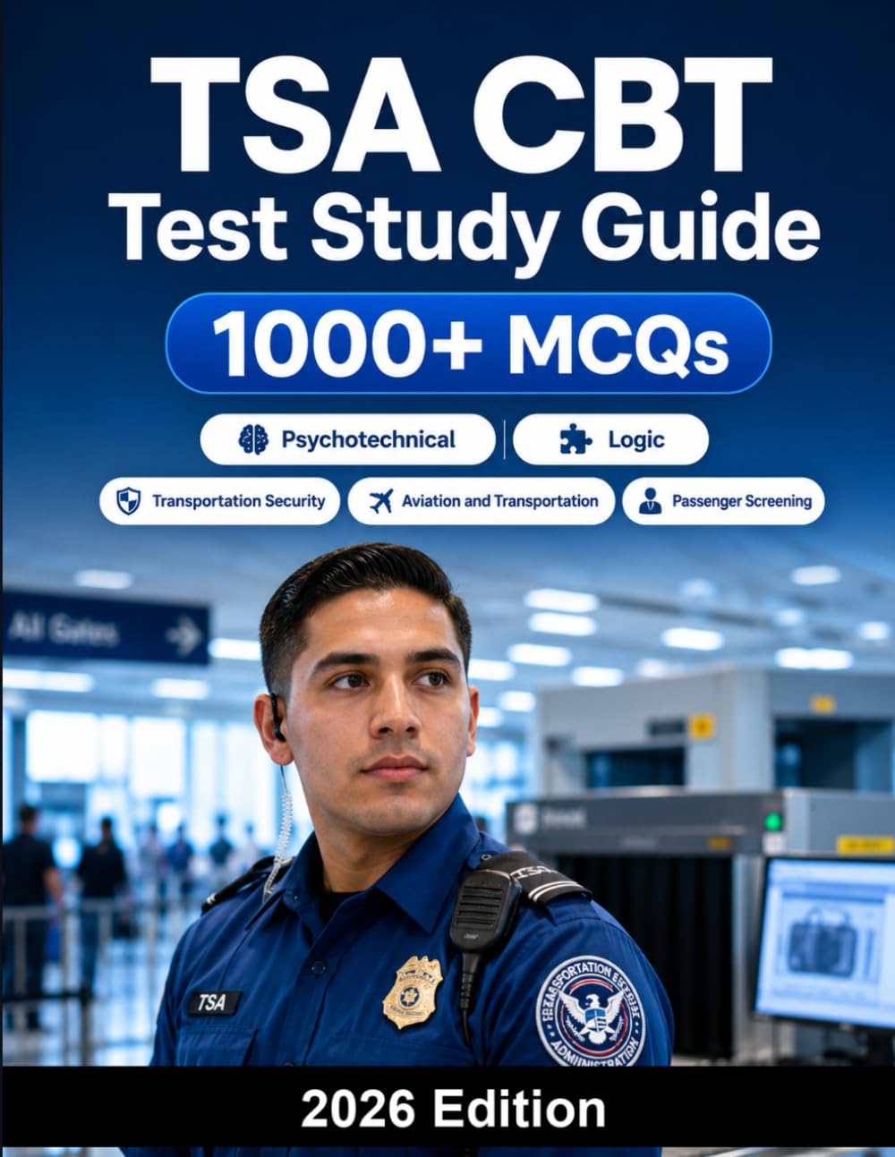 TSA CBT Test Study Guide: Transportation Security Officer : complete preparation for the TSA computer-based test, English skills, image ... airport security scenarios and hiring process