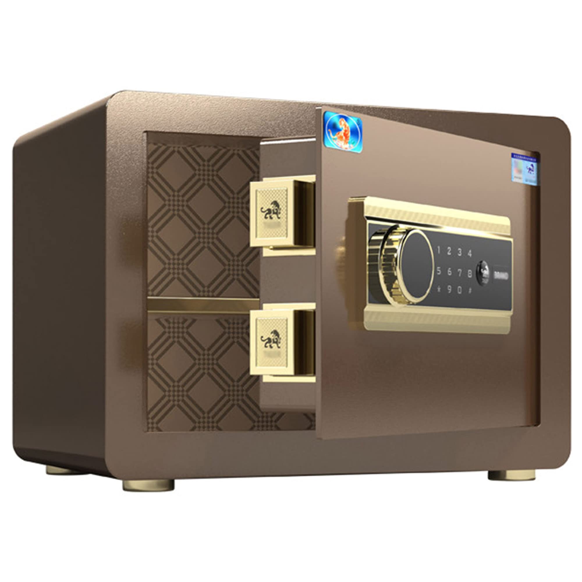 cassaforte, Casseforti da Ufficio, casseforti elettroniche for casa/Hotel/Viaggi(A,35cmx25cmx25cm)