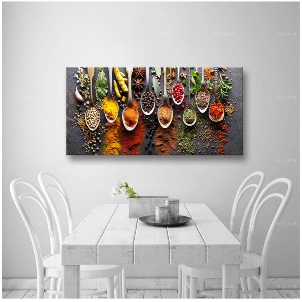 XIANGPEIFBH Stampa HD Frutta e Cesto Moderna Wall Art Poster Pittura su Tela Stampe per Cucina Ristorante Decorazione Immagine su Tela 60x95cm (24x37in) Senza Cornice