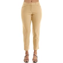 Nanette Nanette Lepore Womens Freedom Stretch Flattering Pant with Slit Back Pockets
