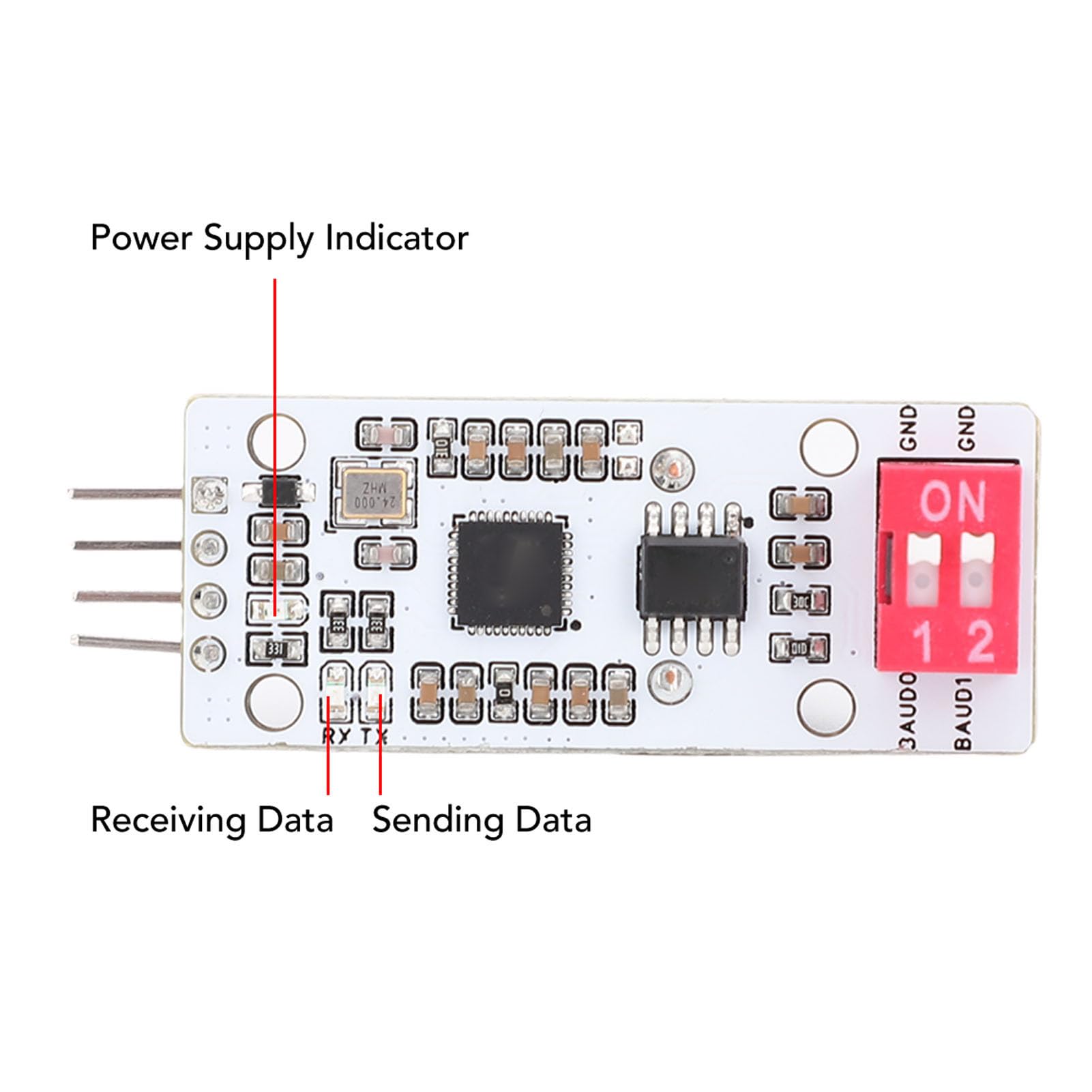 Zunate Module Sonore SYN8086, Synthèse Vocale Chinoise Programmable avec Interface De Communication Uart Contrôle Multiple Compatible avec La Synthèse Vocale Chinoise Et Anglaise