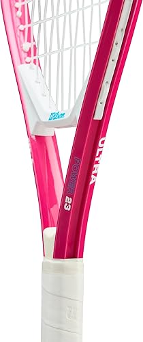 Miniatura 6 de Wilson Ultra Power - Raqueta de tenis recreativa junior de 23 pulgadas, color rosablancoazul