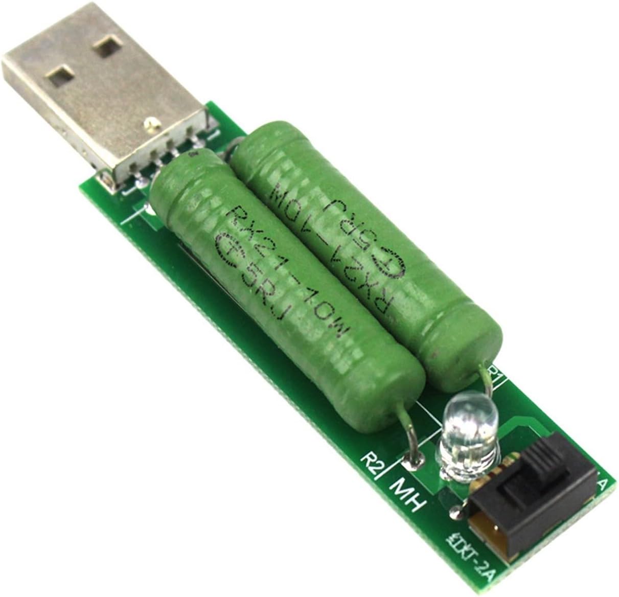 USB Voltage Tester with LCD Display for Charging Capacity, Discharge Capacity Tester for Mobile Power Bank, 5V Device Power Analyzer, Digital USB Current（Load）