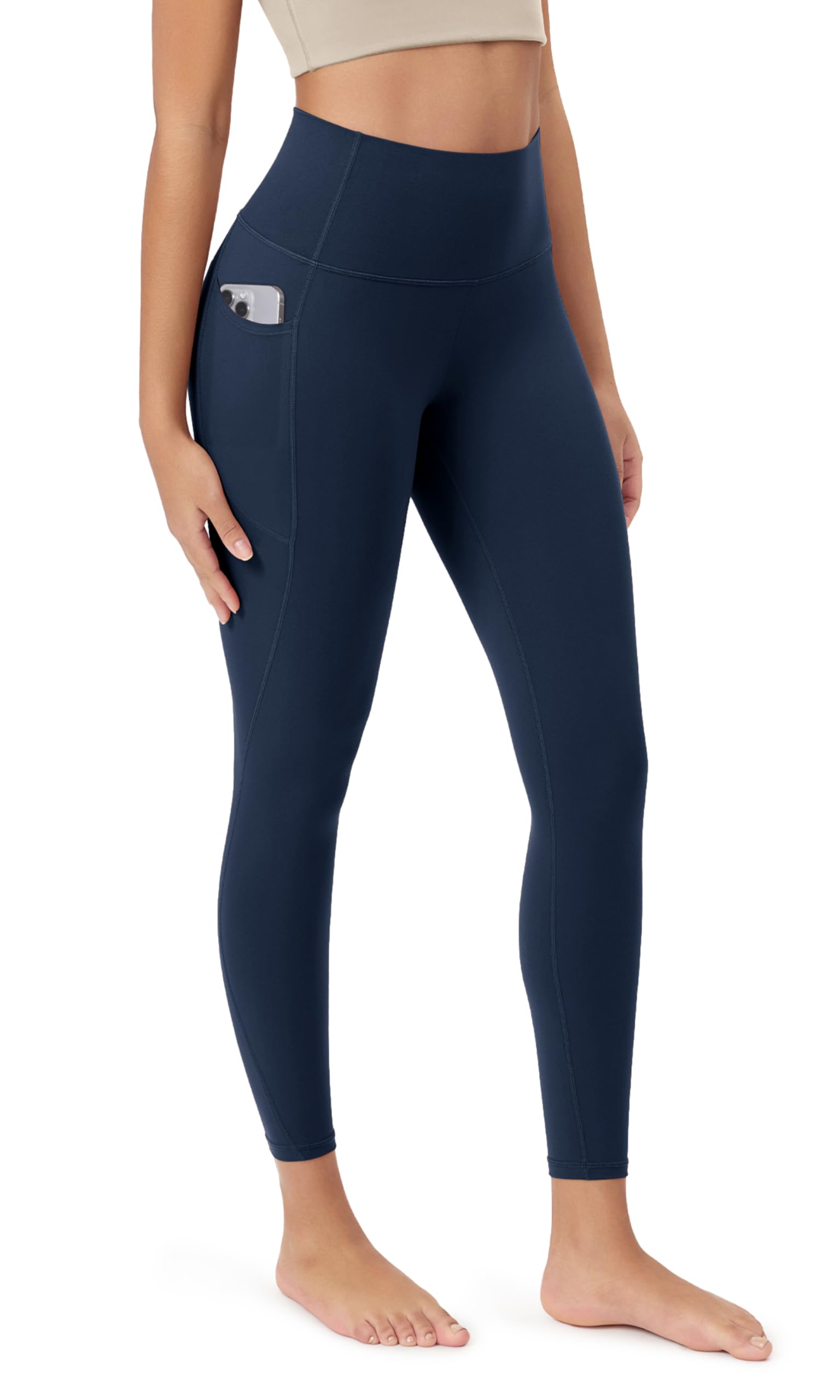 ODODOS Buttery Soft Lounge Yoga Leggings with Pockets for Women 23" / 25" /28" High Waist Yoga Pants