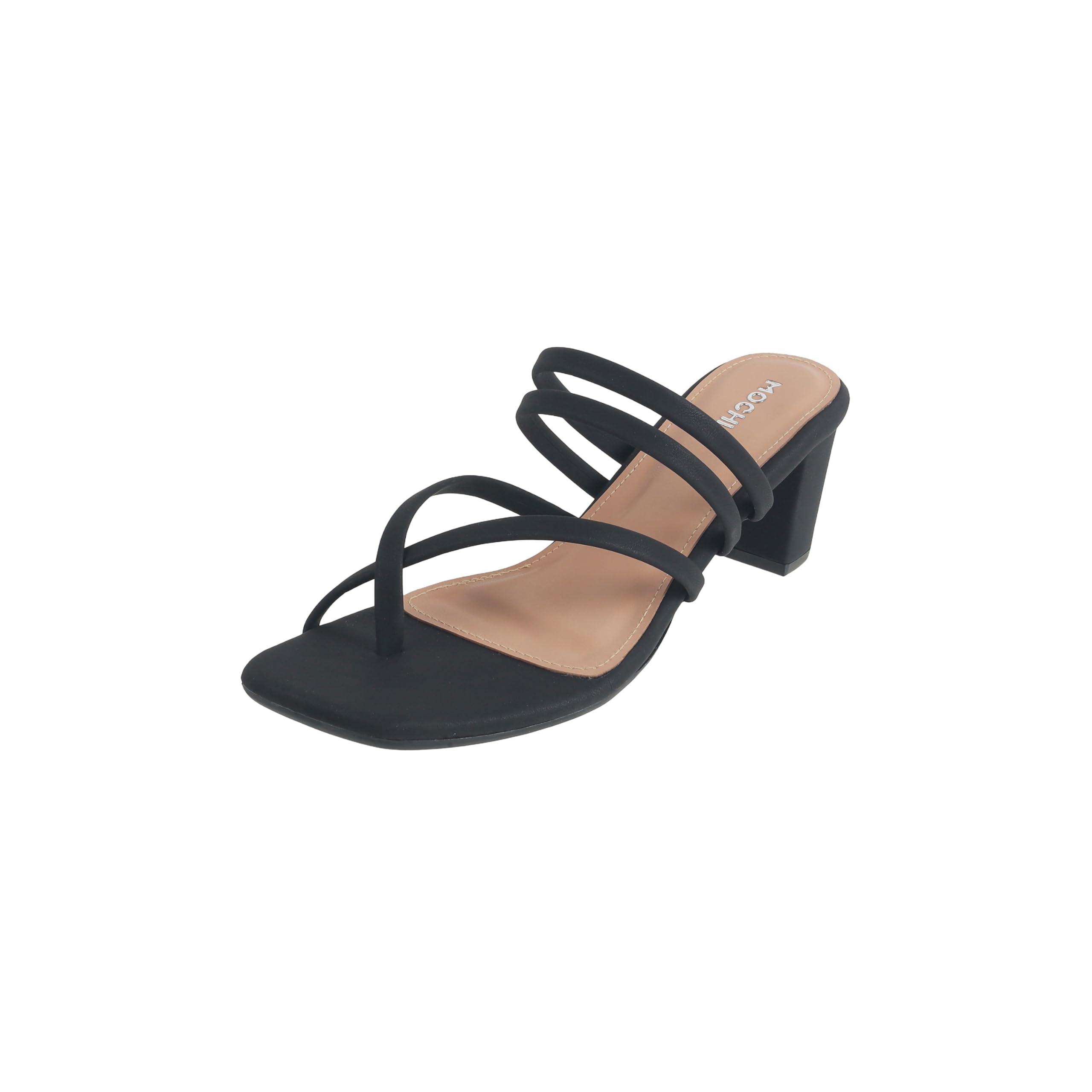 mochi Women'sOpen Casual - Heels with Block Heel-picture-49
