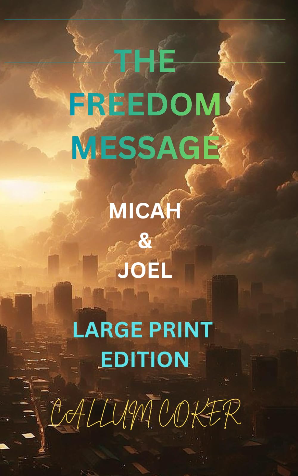 THE FREEDOM MESSAGE: MICAH & JOEL - LARGE PRINT EDITION