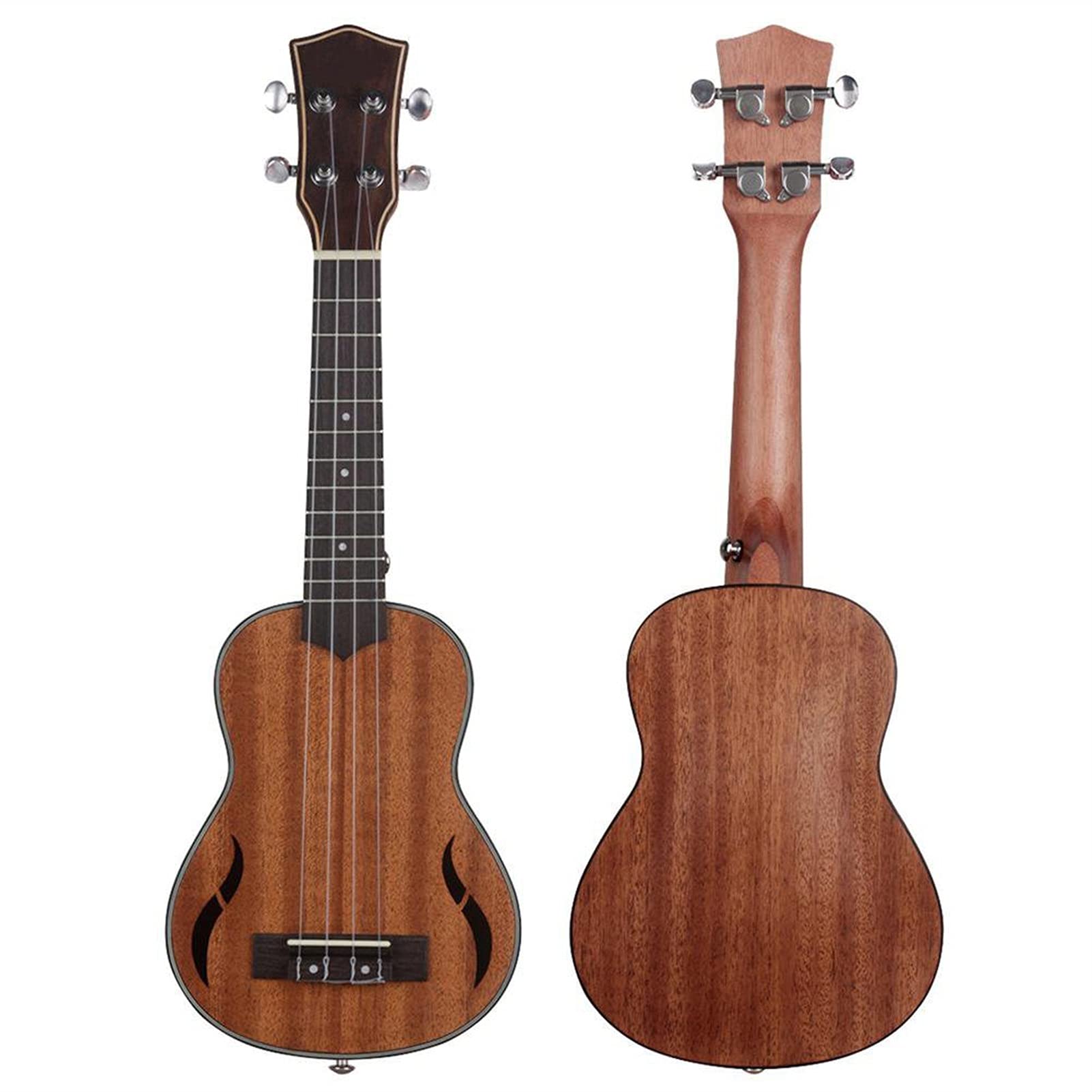21 Pollici Ukulele Mahogany Chitarra Acustica Ukulele Mahogany Dingerboard Neck Hawaiian Four-String Guitar Ukulele Concerto Ukulele