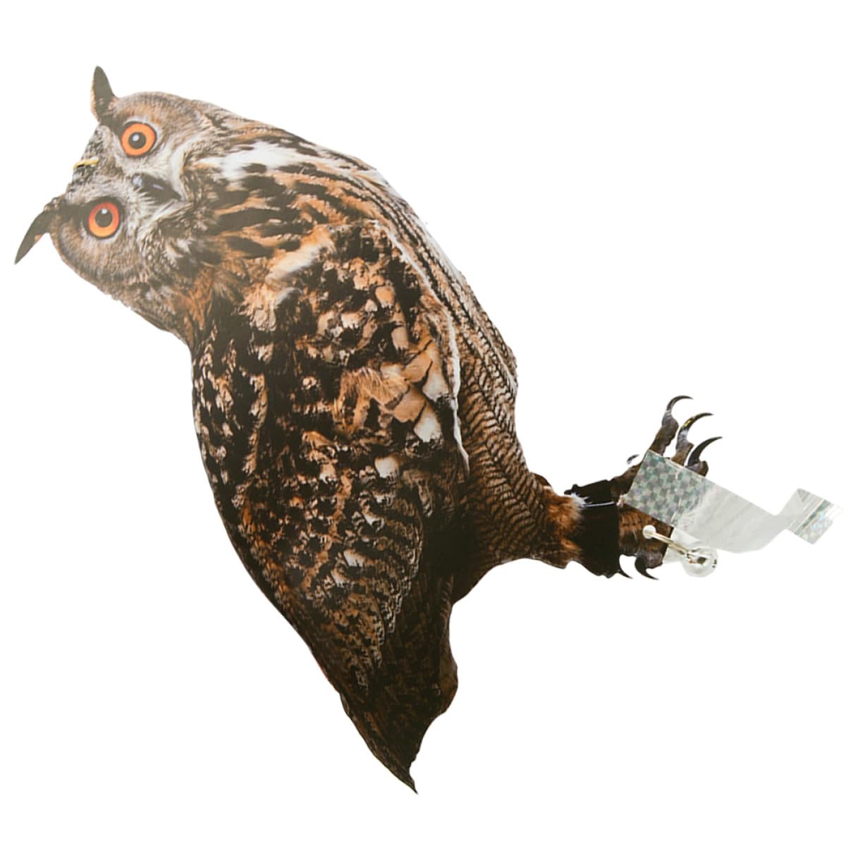 Ornement anti-oiseaux extérieur et effaroucheur hibou pour cour