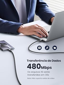 Ugreen Type-C to Type-C 100 W Fast Charging and Data Cable 1 Meter