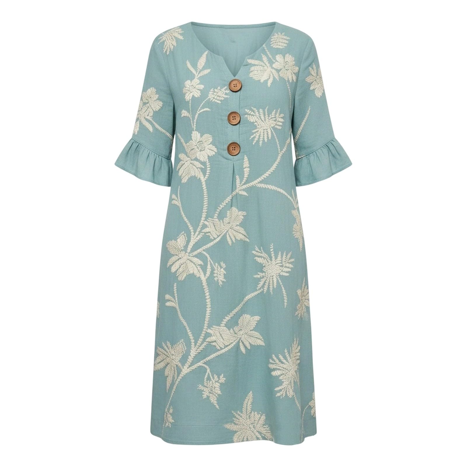 Vestido De Mujer Verano Manga Corta Holgados Fiesta Elegante Vestidos De Ceremonia Mujer Tallas Grandes Cóctel Formales Casual Playa Comoda Ligera