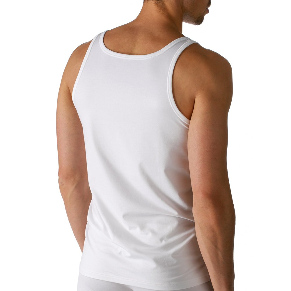 Mey 2er Pack Herren Tanktop – Größe Männer Tank Top - Coolmax-Fasern Shirt Rundhals Unterhemd ohne Arm 46000 Dry Cotton