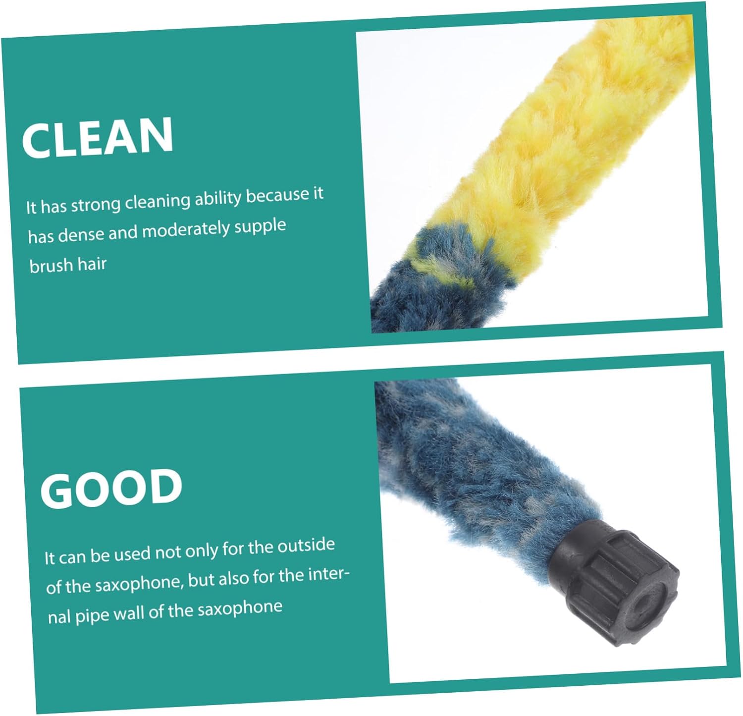 Cleaning Brush for Saxophone Sax Cleaning Brush Saxophone Care Random Color