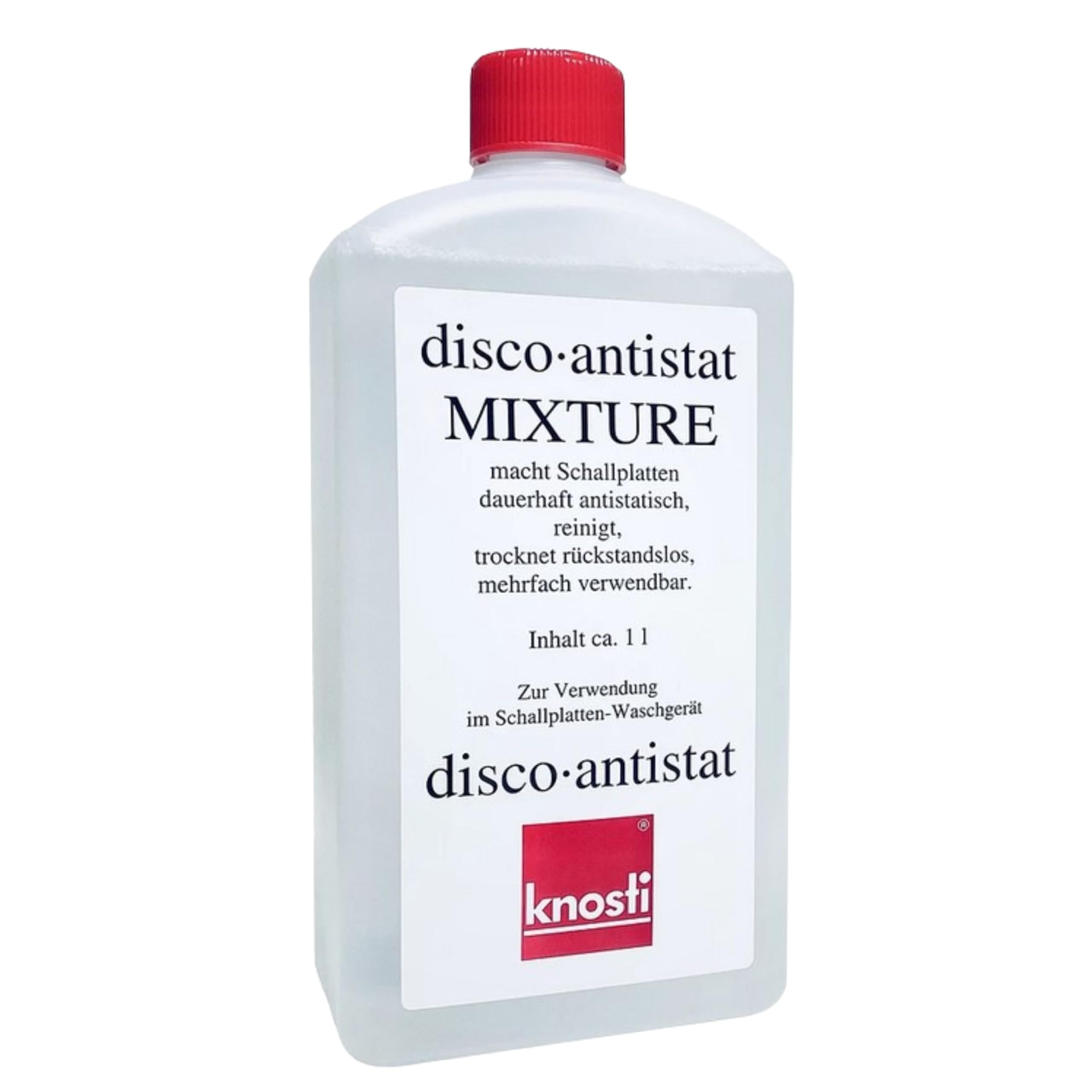 knosti 1301000 disco-antistat MIXTURE Liquido per Sistema di Pulizia Vinili, 1 Litro