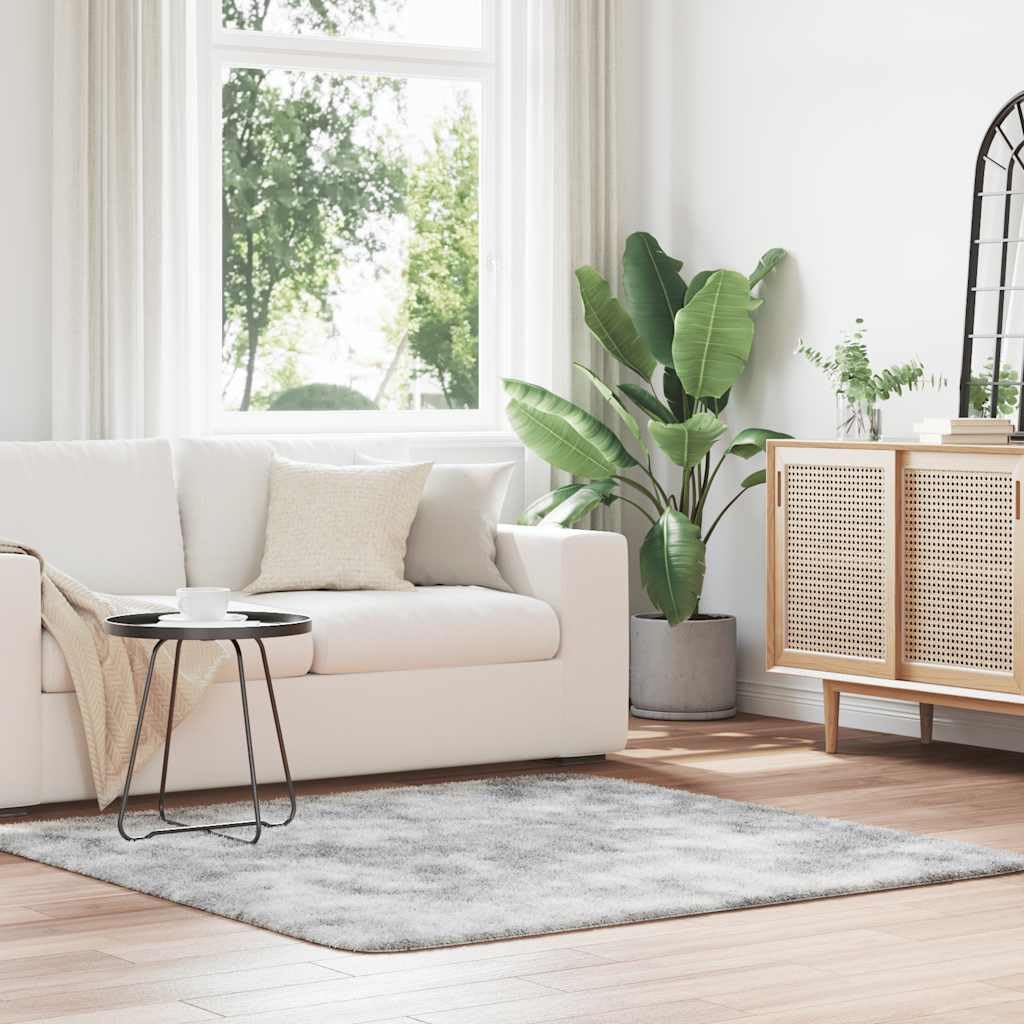 Tapis shaggy antidérapant et facile d'entretien NAVARRA carré 160 cm pour salon