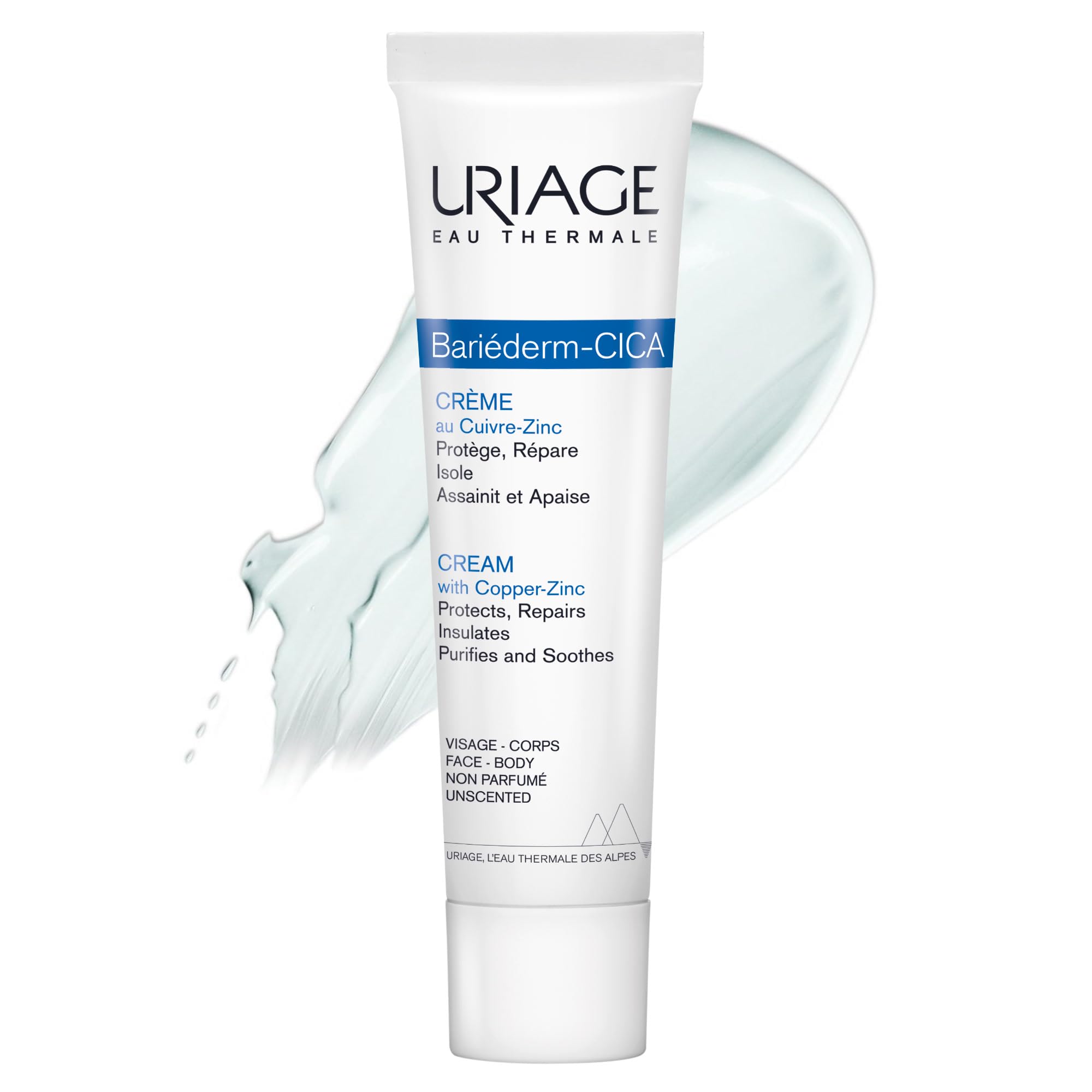 Uriage Bariederm-Cica Skin Barrier Cream Zinc Oxide, Dry & Irritated Skin