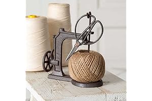 Rustic Twine Holder with Scissors - Sewist's Delight