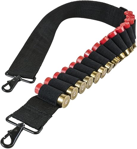 Miniatura 2 de Trinity Bandolier tradicional de 2 puntos se adapta a HR 1871 Pardner Pump Home Defense Accesorio táctico Caza Bolsa de munición Molle Carry