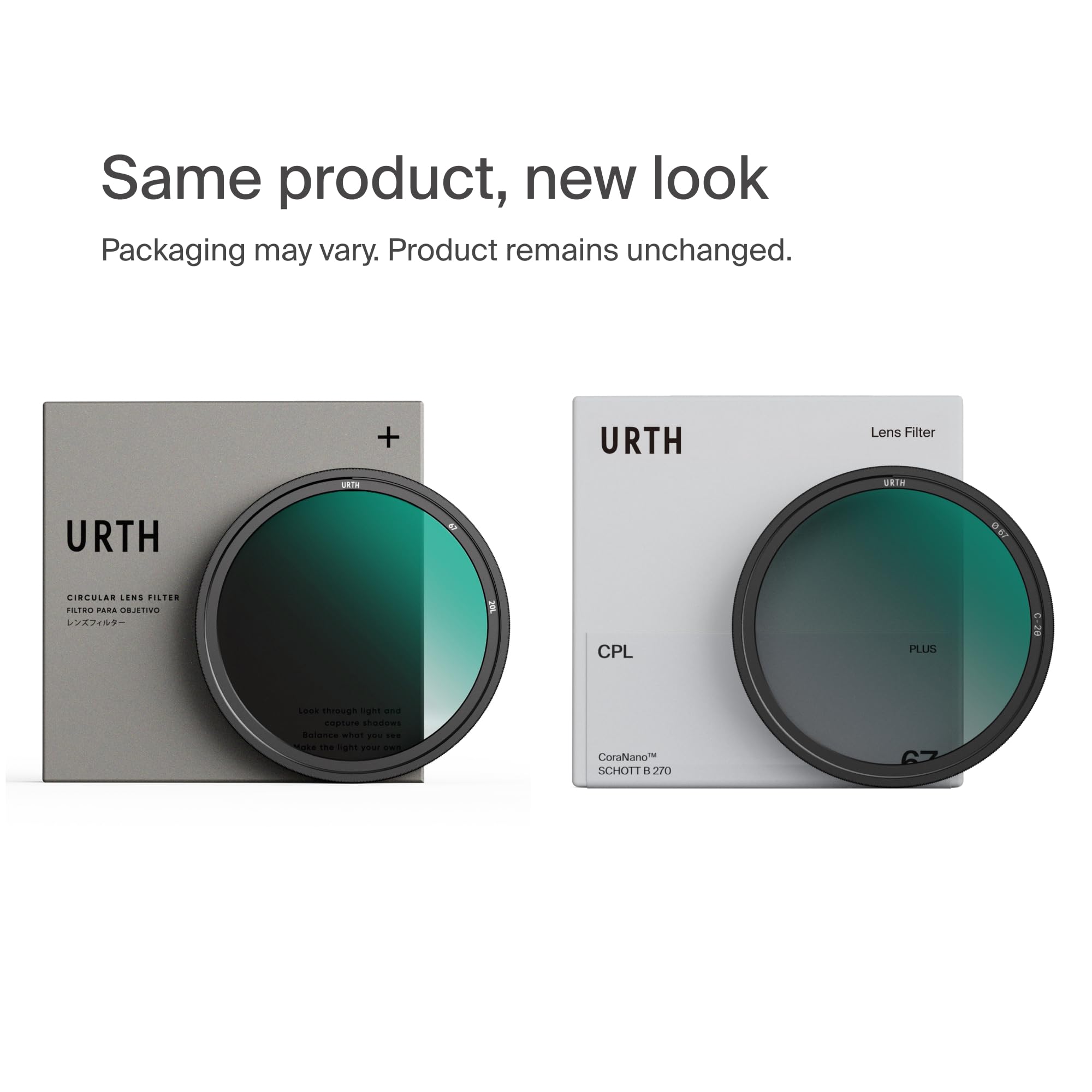 Urth 72 mm Filtro Polarizzatore CPL per Obiettivo Nano Rivestimento 20 Strati Vetro Ottico HD