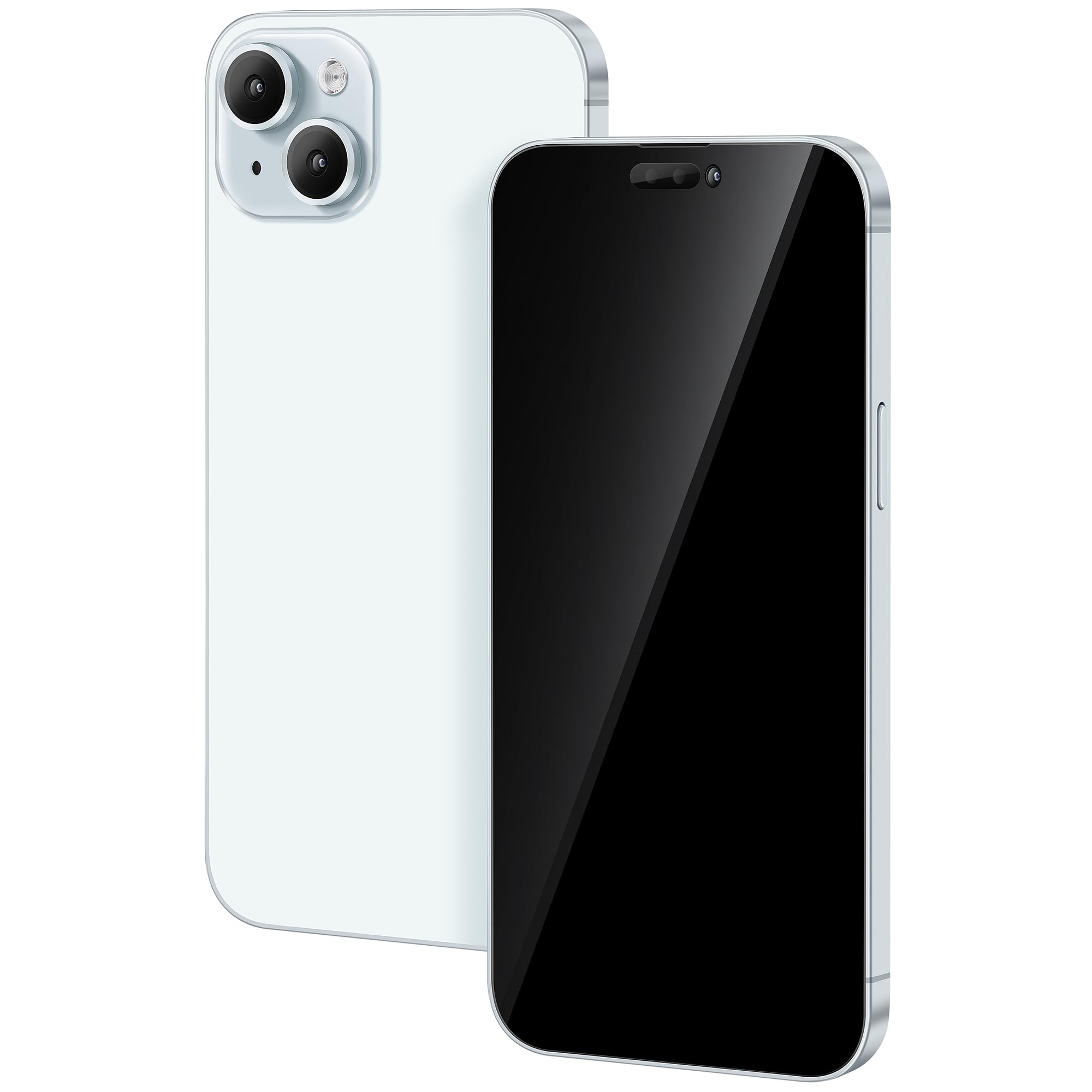 Non-Working Replica Realistic Pretend Play Phones Dummy Display Phone Model for Phone 15 Plus Fake Model Phone Baby Cell Phone Toy (for 15 Plus Blue