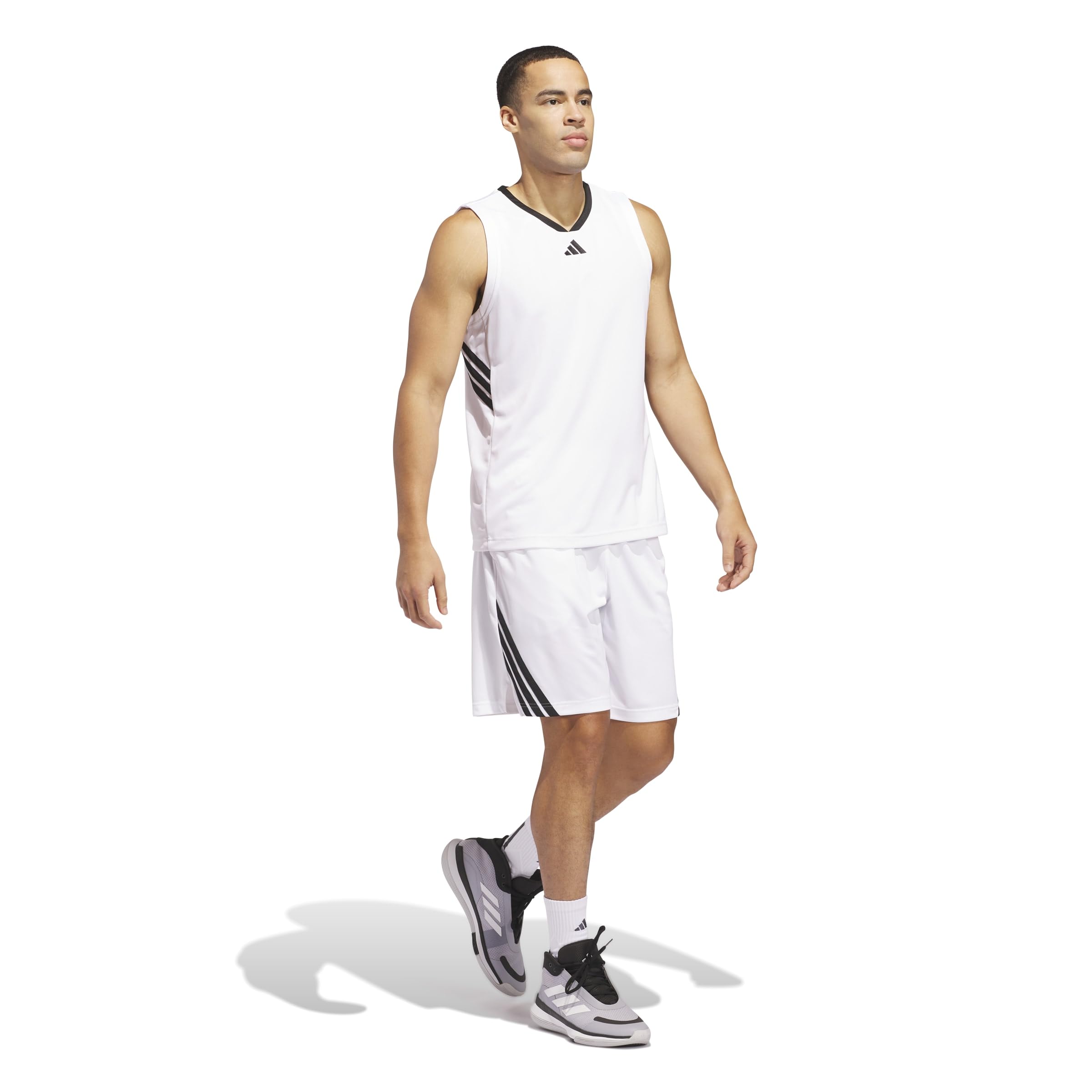 adidas Basketball Legends Tank Top z 3 paskami Mężczyźni Basketball Legends 3-stripes Tank Top