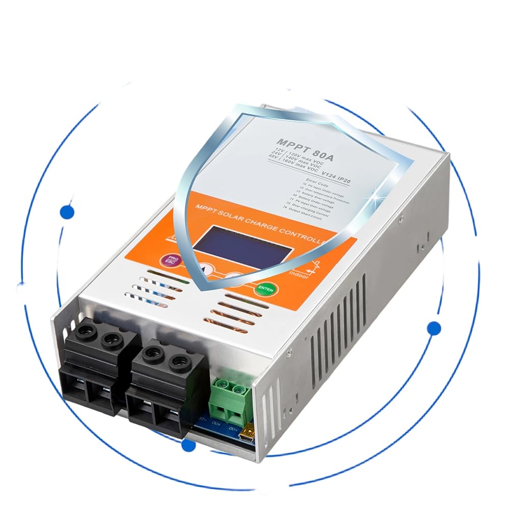 Controlador de Carga Solar MPPT 100A V124 Controlador de Carga Solar MPPT WiFi Controlador de Carga Solar MPPT para Batería de Litio
